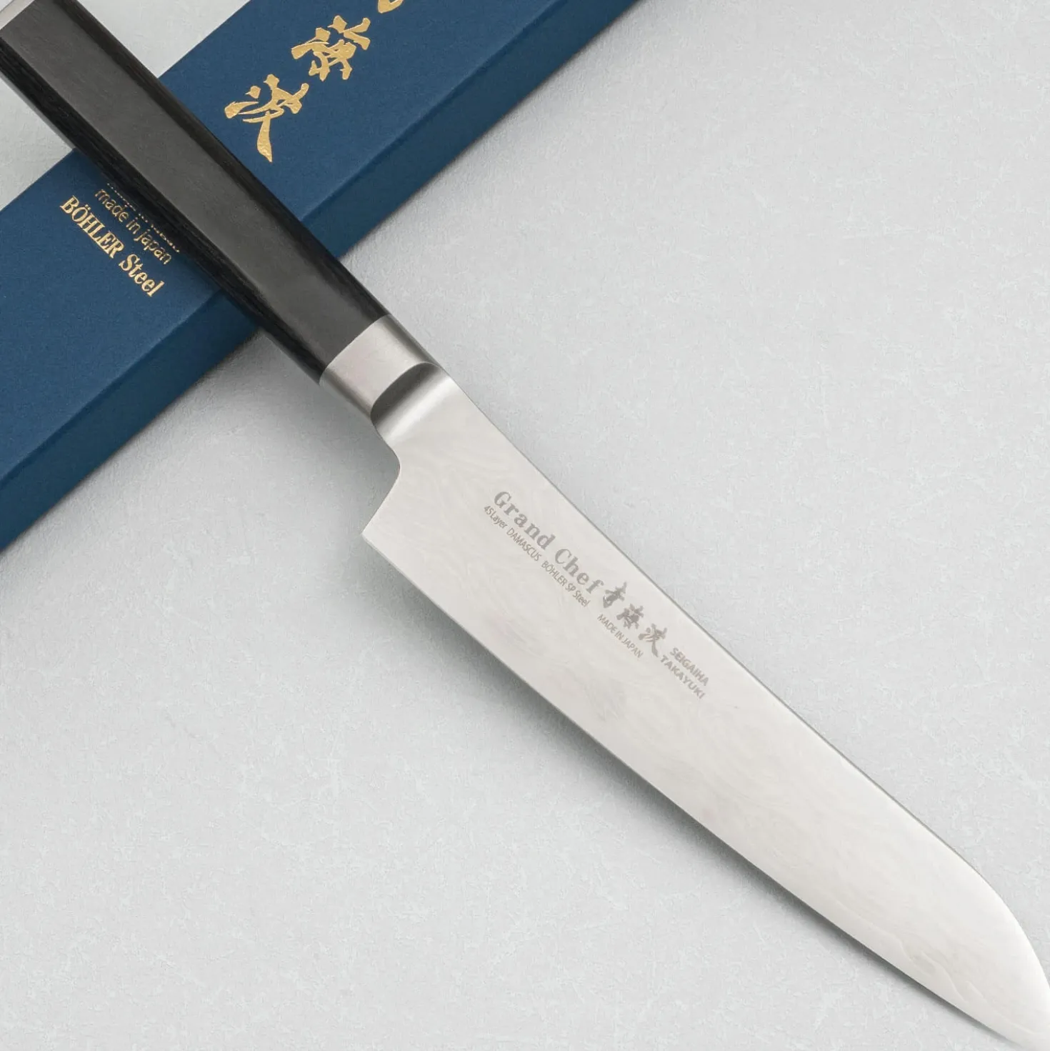 Sakai Takayuki Grand Chef Seigaiha Damascus Petty 15 cm