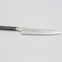 Sakai Takayuki Grand Chef Seigaiha Damascus Sujihiki 24 cm