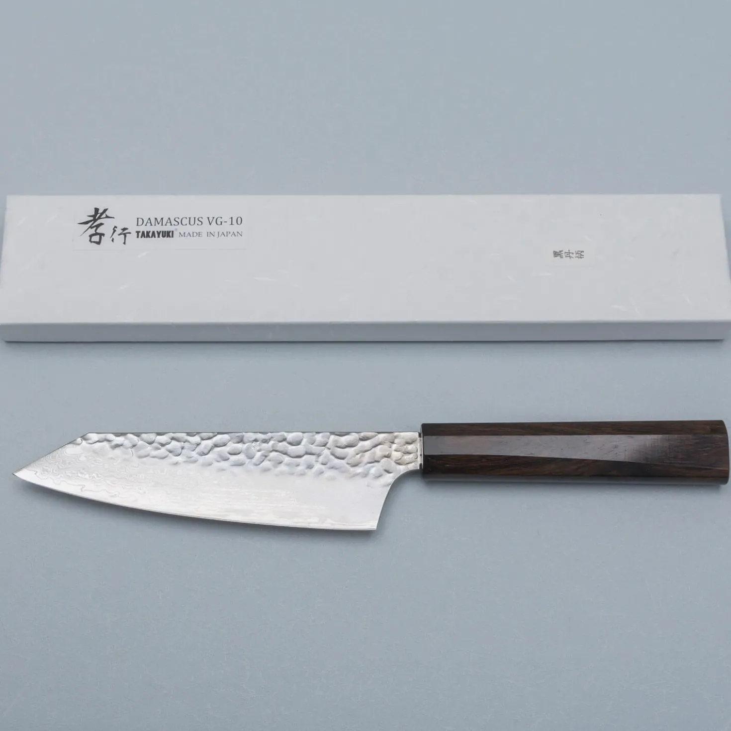 Sakai Takayuki 33 Layer Damascus Ebony Kengata 16 cm