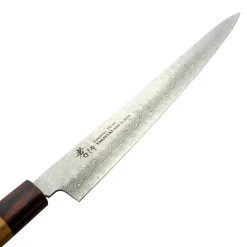 Sakai Takayuki 33 Layer Damascus Zelkova Sujihiki 24 cm