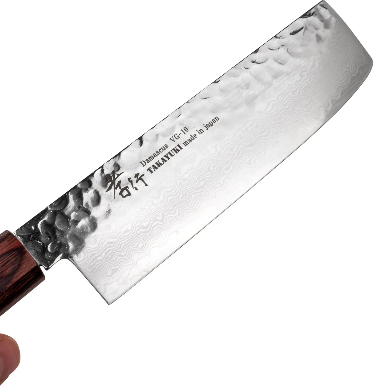 Sakai Takayuki 33 Layer Damascus Zelkova Nakiri 16 cm