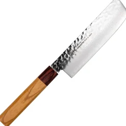 Sakai Takayuki 33 Layer Damascus Zelkova Nakiri 16 cm