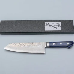 Sakai Takayuki 33 Layer Damascus Blue Santoku 18 cm