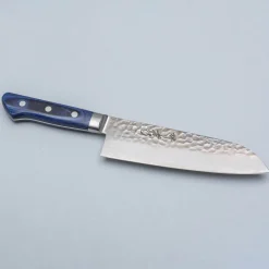 Sakai Takayuki 33 Layer Damascus Blue Santoku 18 cm