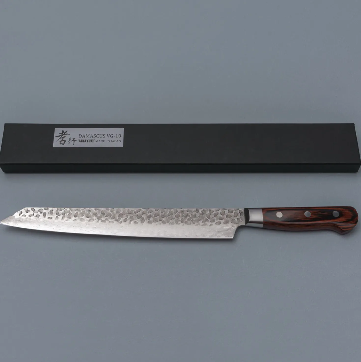 Sakai Takayuki 17 Layer Damascus Kiritsuke Sujihiki 27 cm