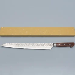 Sakai Takayuki 17 Layer Damascus Serrated Kiritsuke 30 cm