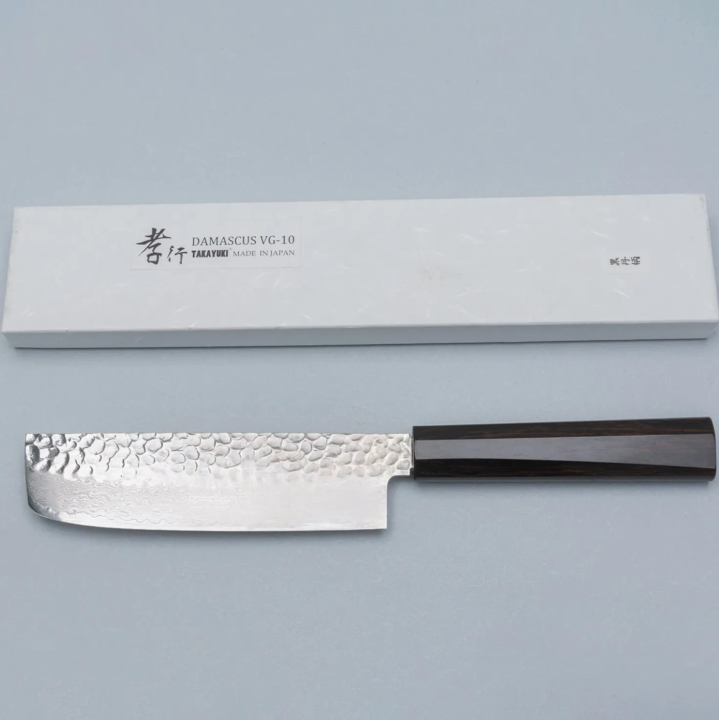 Sakai Takayuki 33 Layer Damascus Ebony Nakiri 16 cm