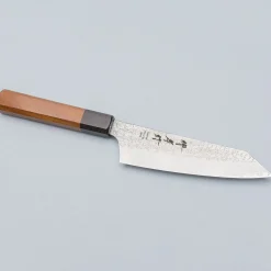 Sakai Takayuki SG2 Damast Tsuchime Kengata 16 cm