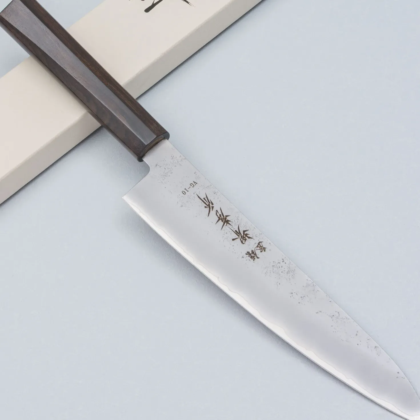 Sakai Takayuki VG10 Nashiji Ebony Gyuto 21 cm