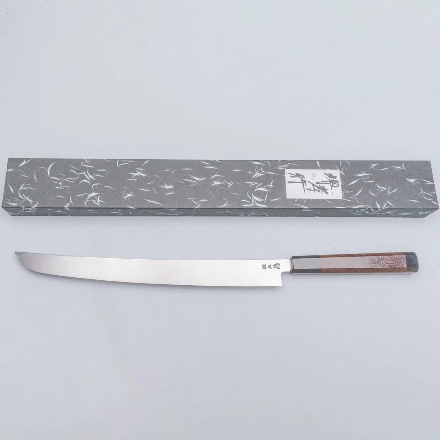 Sakai Takayuki Zangetsu Ginsan Mikazuki Yanagiba 33 cm