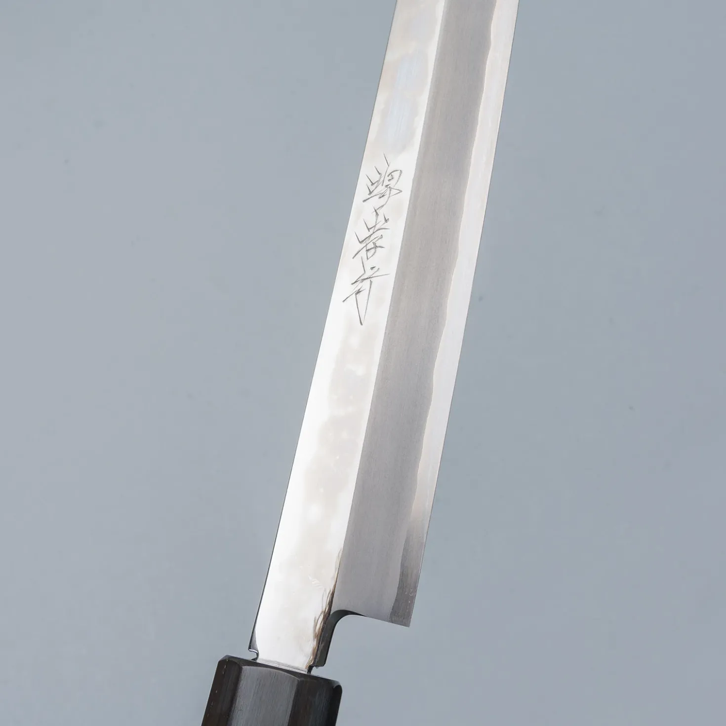 Sakai Takayuki Zangetsu Ginsan Mikazuki Mirror Polished Sakimaru Yanagiba 39 cm