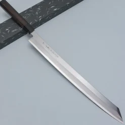 Sakai Takayuki Zangetsu Ginsan Mikazuki Kiritsuke Yanagiba 39 cm