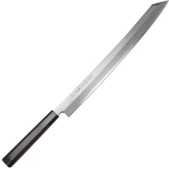 Sakai Takayuki Zangetsu Ginsan Mikazuki Kiritsuke Yanagiba 39 cm