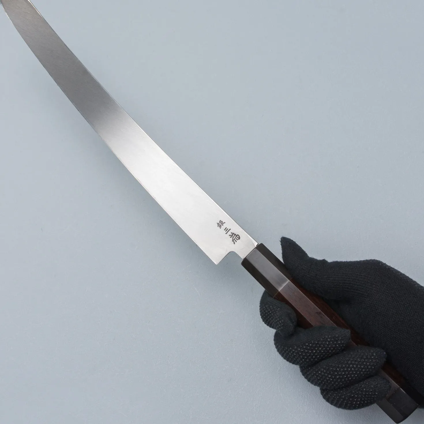 Sakai Takayuki Zangetsu Ginsan Mikazuki Kiritsuke Yanagiba 33 cm
