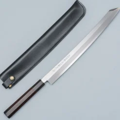 Sakai Takayuki Zangetsu Ginsan Mikazuki Kiritsuke Yanagiba 33 cm