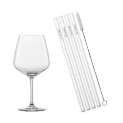 Schott Zwiesel After Work Drinks Set 4 Glazen + 4 Rietjes
