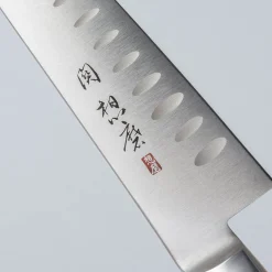 Seki Souma Black Gyuto 18 cm Dimples