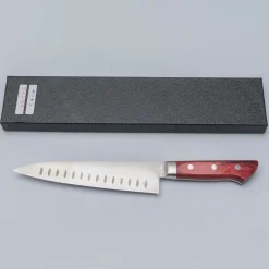 Seki Souma Red Gyuto 18 cm Dimples