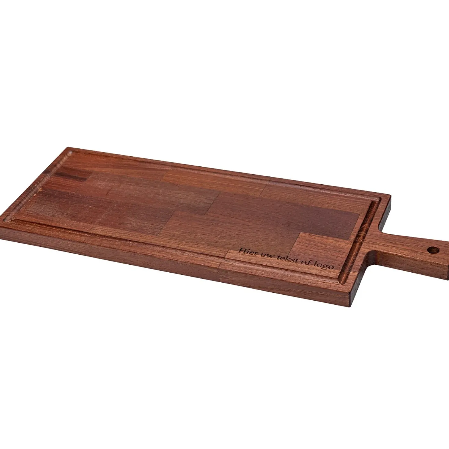 Serveerplank Acaciahout Met Handvat En Sapgeul (48 x 17 cm)