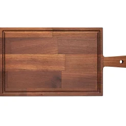 Serveerplank Acaciahout Met Handvat En Sapgeul (41 x 21 cm)