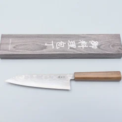 Shigeki Tanaka Aogami 2 Damascus Kiritsuke 18 cm