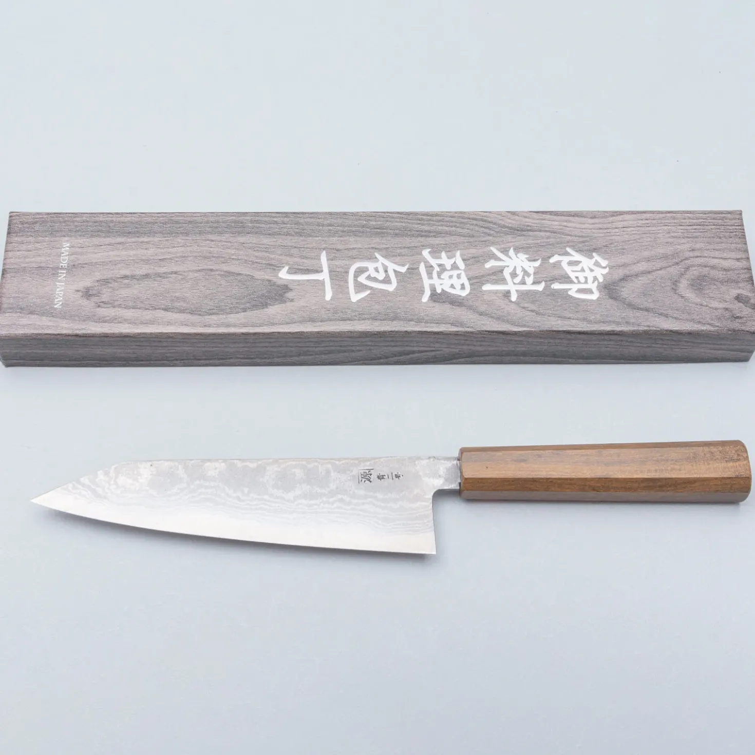 Shigeki Tanaka Aogami 2 Damascus Kiritsuke 18 cm
