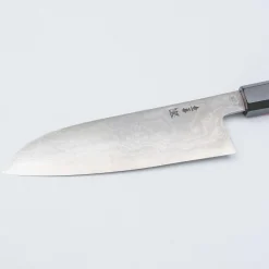 Shigeki Tanaka Aogami 2 Damascus Wenge Santoku 16.5 cm