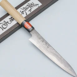 Shigeki Tanaka Aogami 2 Damascus Magnolia Petty 15 cm