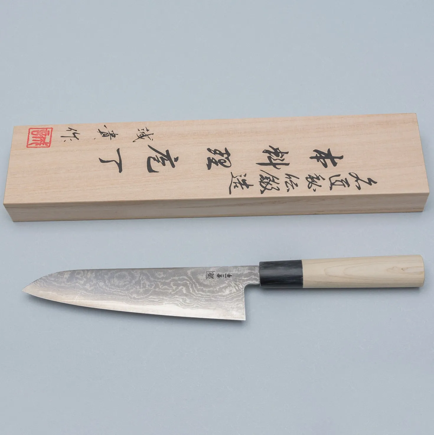 Shigeki Tanaka Aogami 2 Damascus Santoku 18 cm