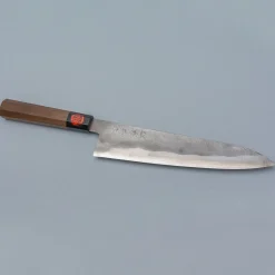Shigeki Tanaka Ginsan Nashiji Walnut Gyuto 24 cm