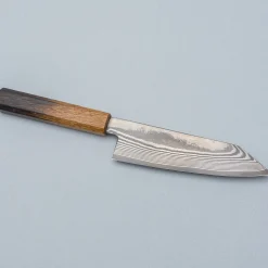 Shigeki Tanaka Ginsan Nickel Damast Oak Bunka 16.5 cm