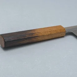 Shigeki Tanaka Ginsan Nickel Damast Oak Bunka 16.5 cm