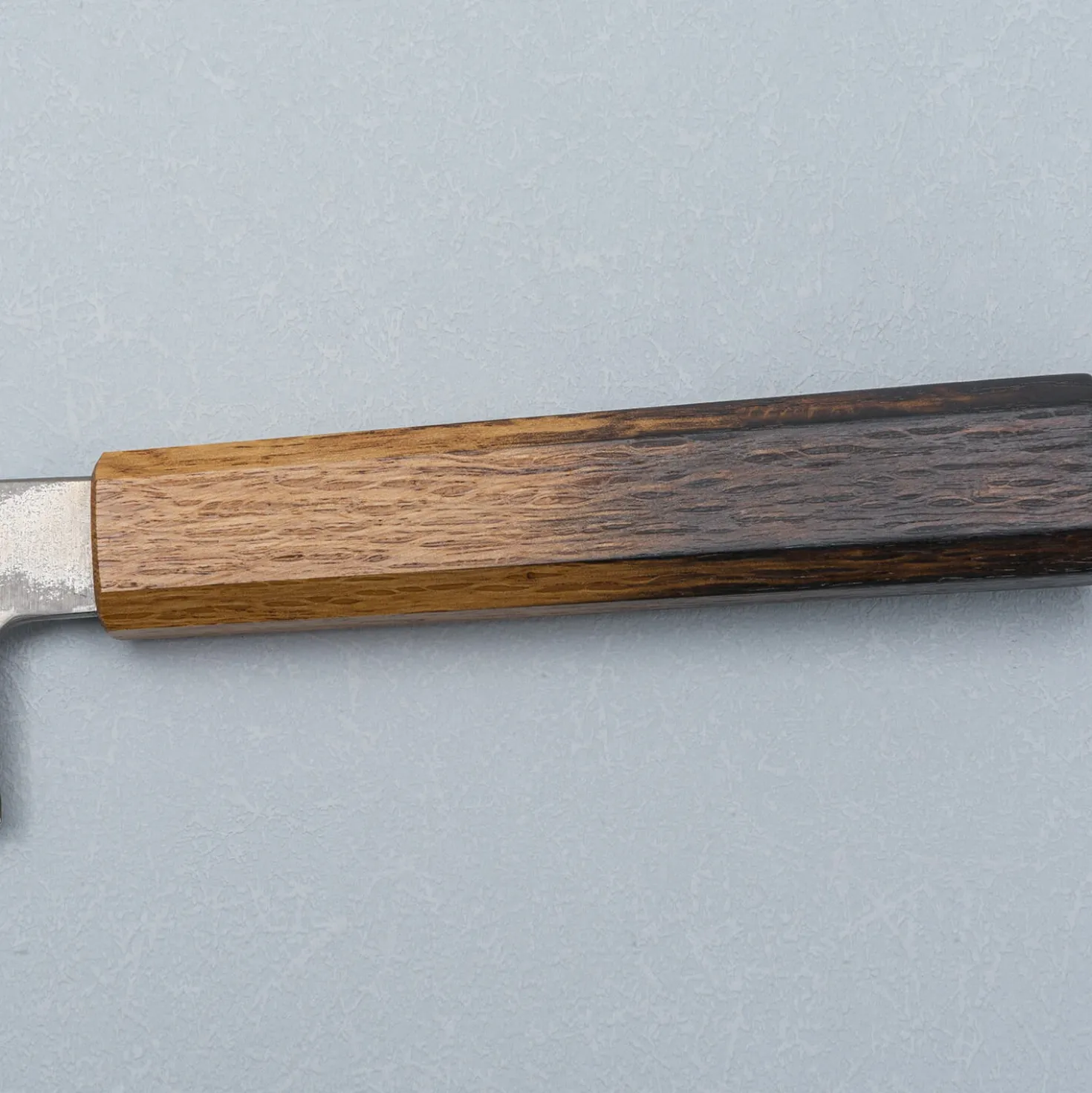 Shigeki Tanaka Ginsan Nickel Damast Oak Bunka 16.5 cm