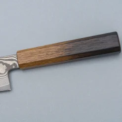 Shigeki Tanaka Ginsan Nickel Damast Oak Gyuto 21 cm