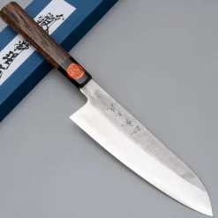 Shigeki Tanaka Ginsan Wenge Santoku 16.5 cm