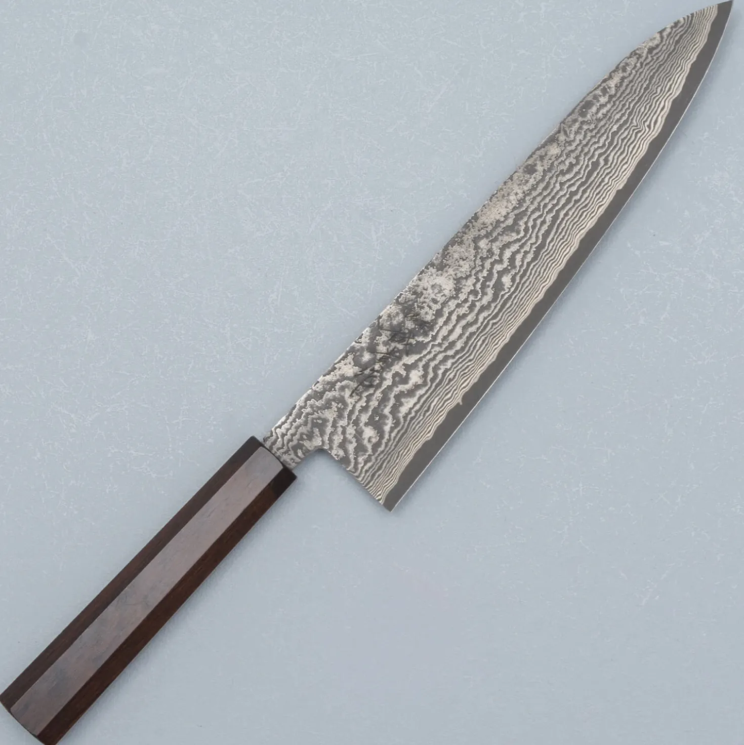 Shigeki Tanaka SG2 Damascus Ebony Gyuto 24 cm