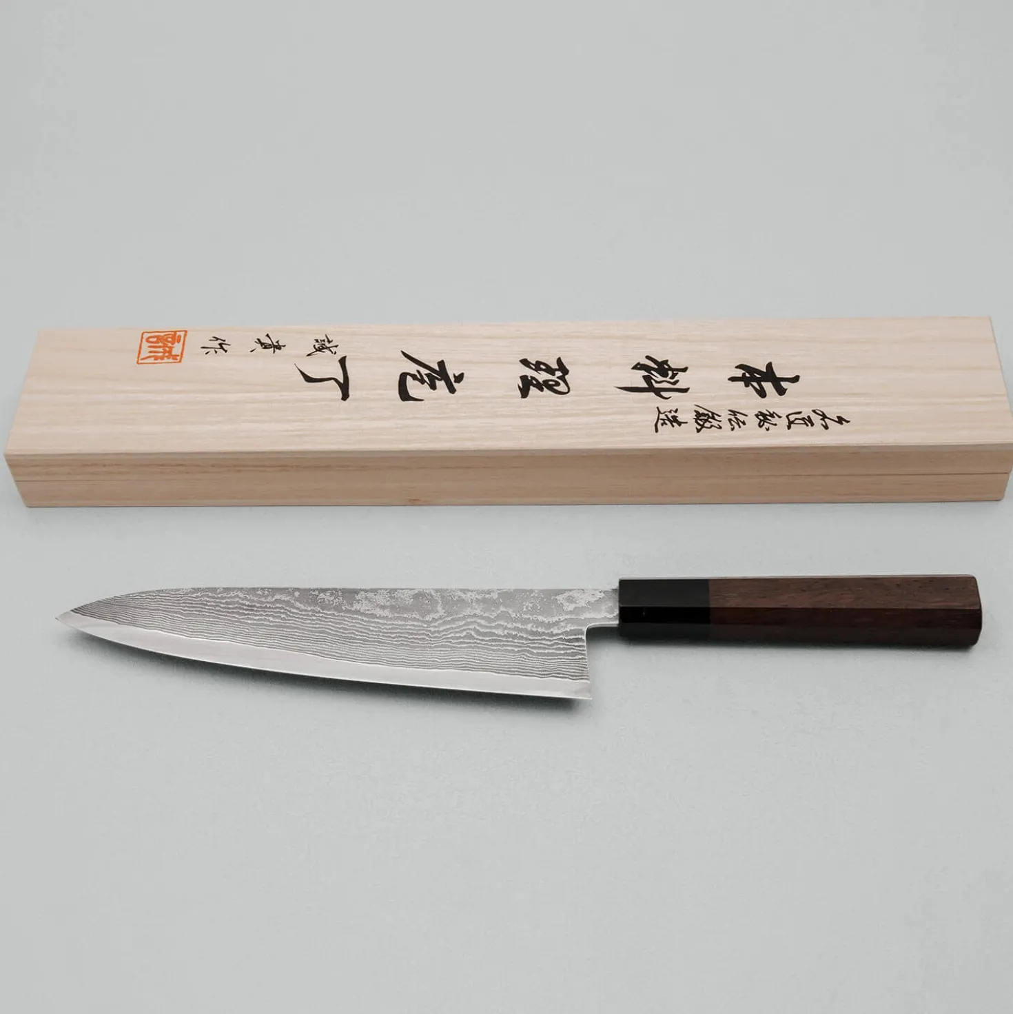 Shigeki Tanaka SG2 Damascus Gyuto 21 cm