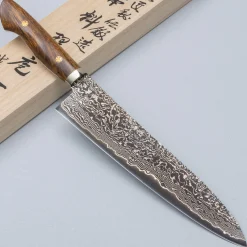 Shigeki Tanaka SG2 Damascus Ironwood Gyuto 24 cm