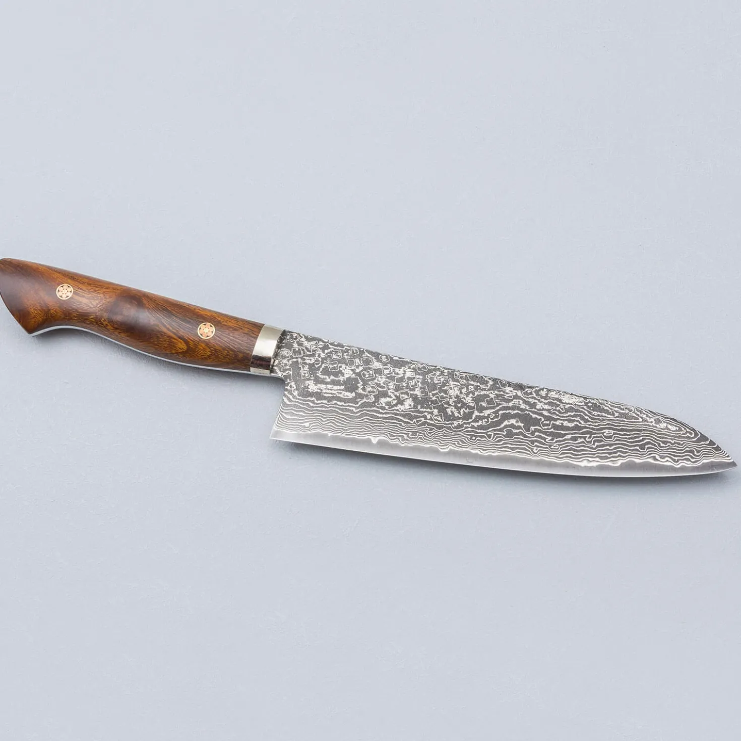 Shigeki Tanaka SG2 Damascus Ironwood Santoku 17 cm