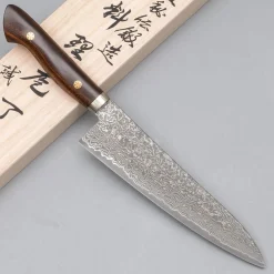 Shigeki Tanaka SG2 Damascus Ironwood Gyuto 21 cm
