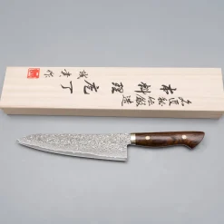 Shigeki Tanaka SG2 Damascus Ironwood Gyuto 21 cm
