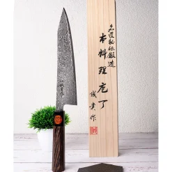 Shigeki Tanaka SG2 Damascus Kiritsuke 24 cm