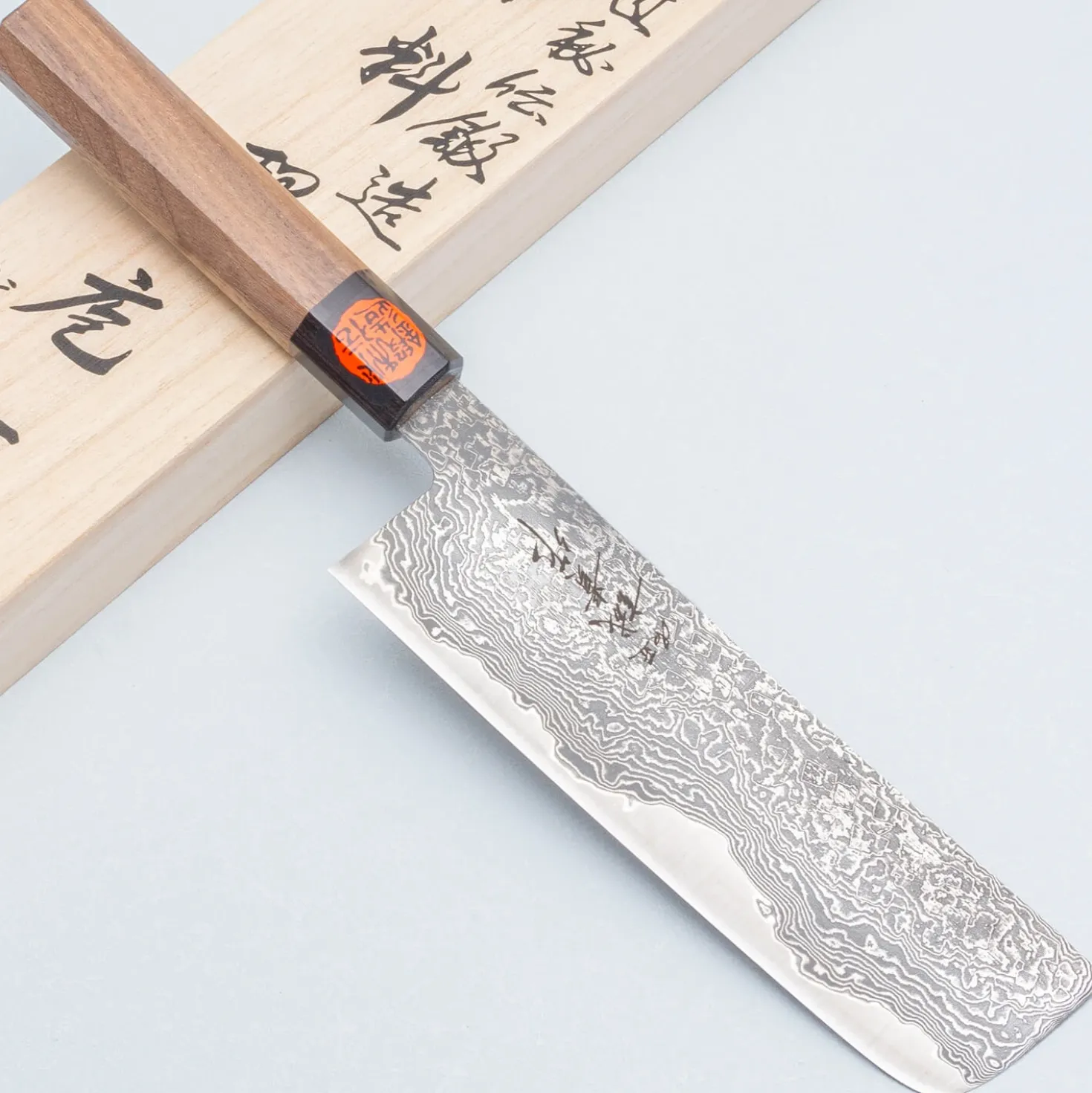 Shigeki Tanaka SG2 Damascus Nakiri 17 cm