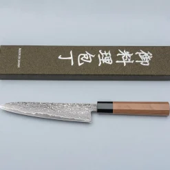 Shigeki Tanaka SG2 Damascus Walnut Petty 15 cm