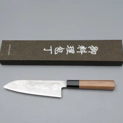 Shigeki Tanaka VG10 Damascus Santoku 14.5 cm