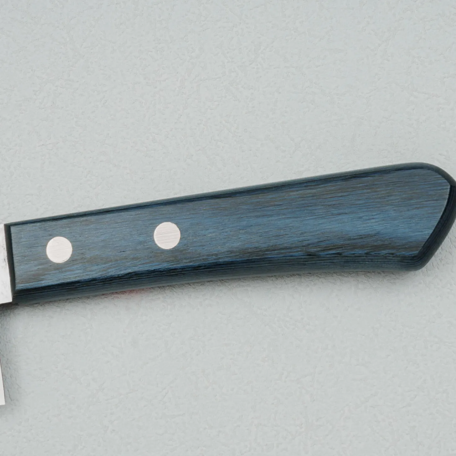 Shigeki Tanaka VG10 Damascus Western Blue Santoku 16.5 cm