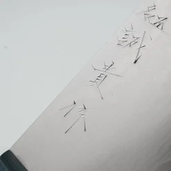 Shigeki Tanaka VG10 Damascus Western Blue Santoku 16.5 cm