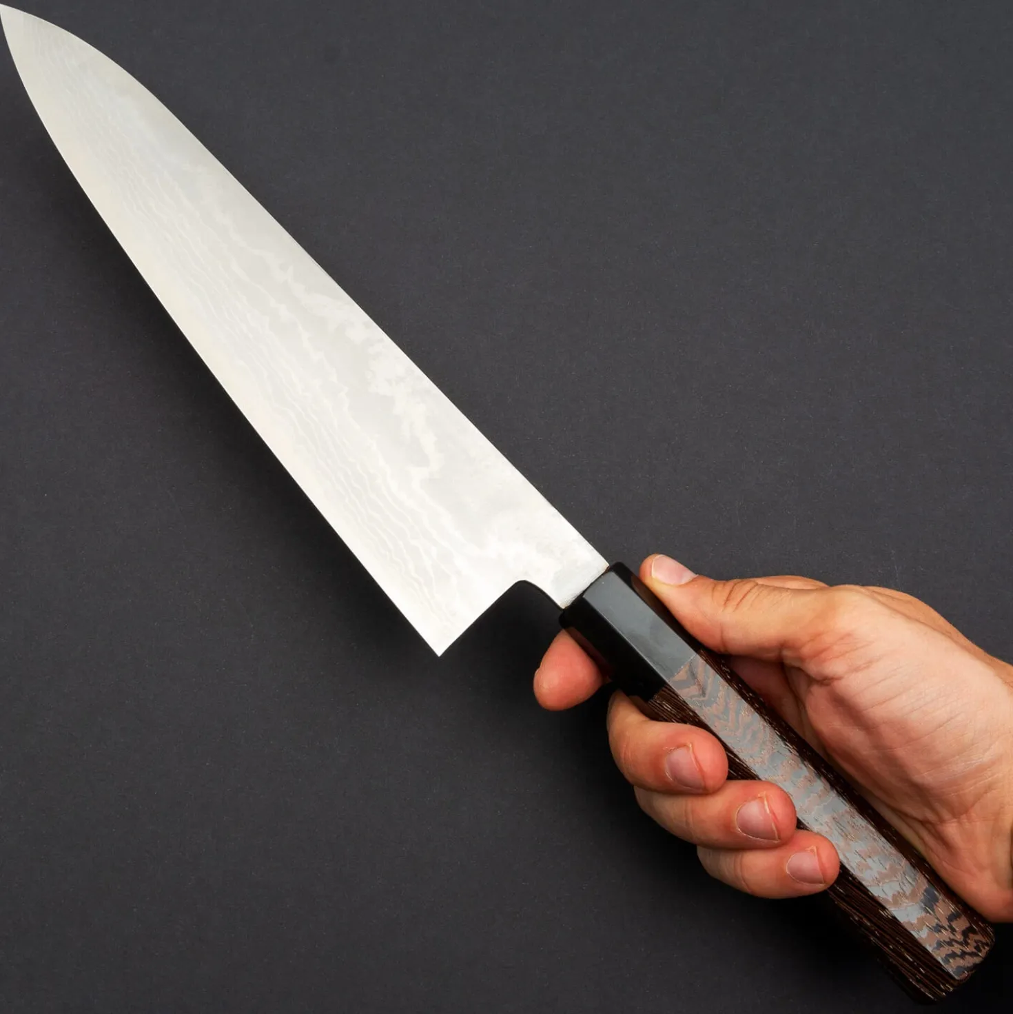 Shigeki Tanaka VG10 Damascus Wenge Gyuto 24 cm