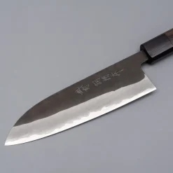 Shiro Kamo Aogami Super Kurouchi Santoku 16.5 cm