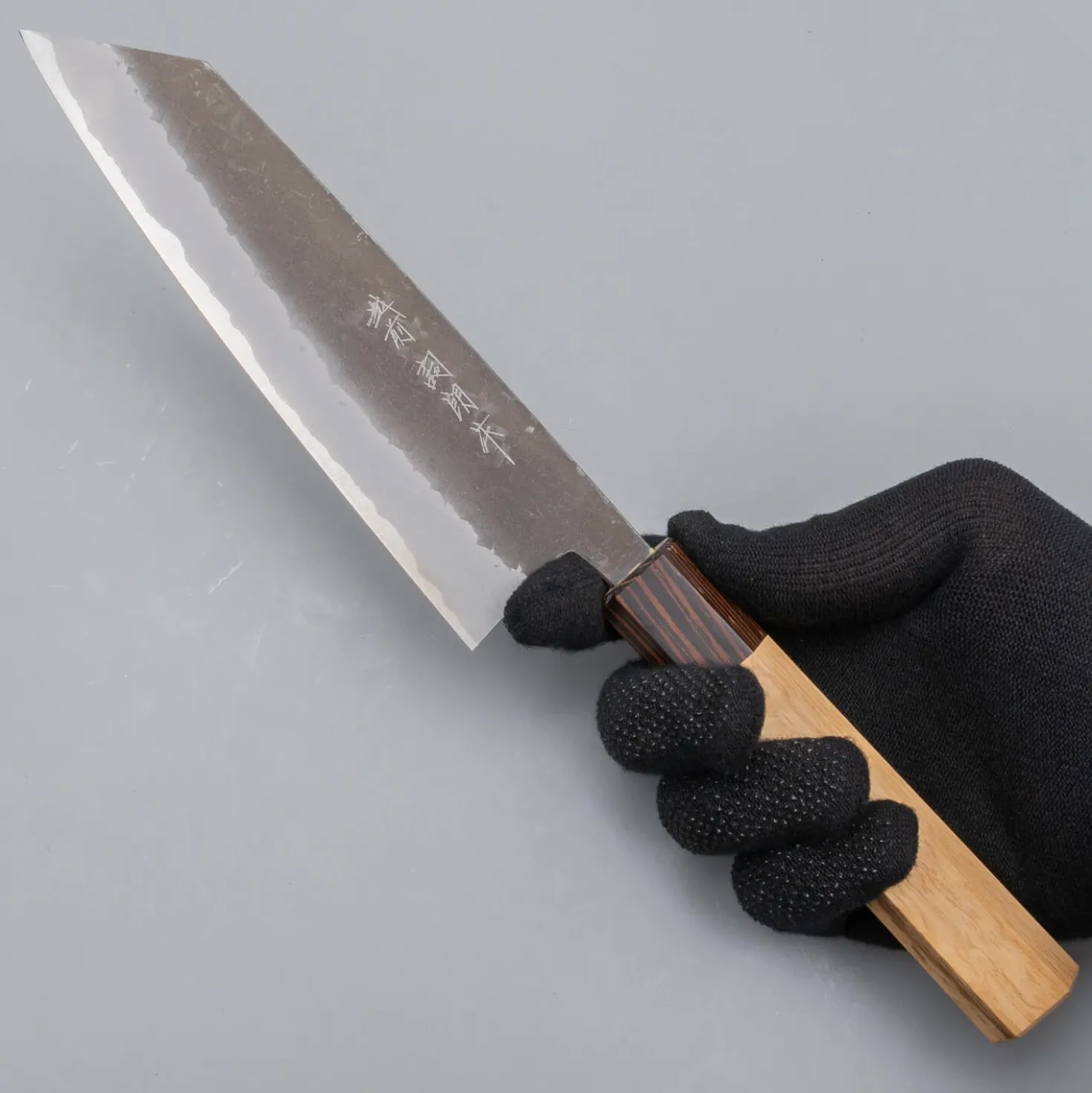 Shiro Kamo Aogami Super Kurouchi Bunka 17 cm